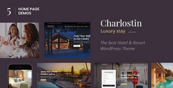 Charlostin Hotel & Resort Booking Wordpress Theme 1