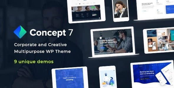 Concept Seven Responsive Multipurpose Wordpress Theme 1.22