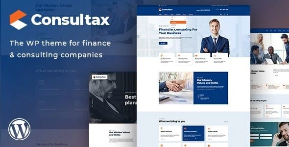 Consultax Financial & Consulting Wordpress Theme 1.0.9.1