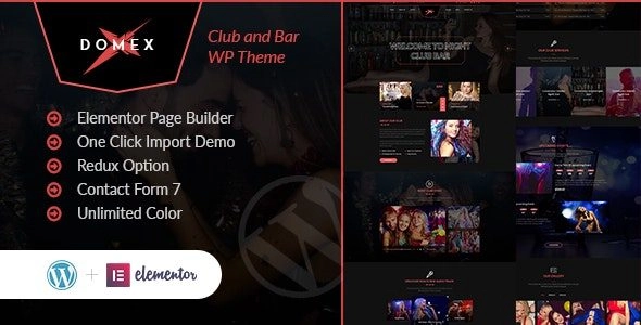 Domex Night Club Wordpress Theme 1.0.0