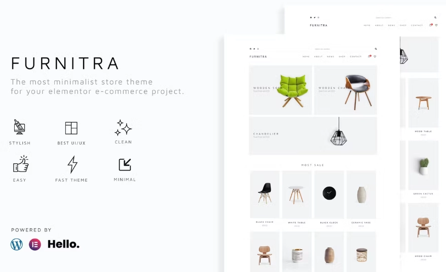 Furnitra Modern Ecommerce Elementor Template Kit