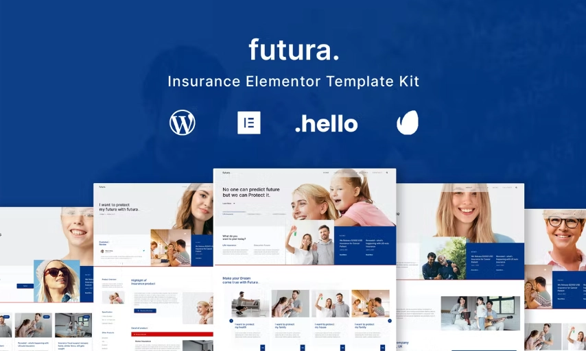 Futura Insurance Elementor Template Kit