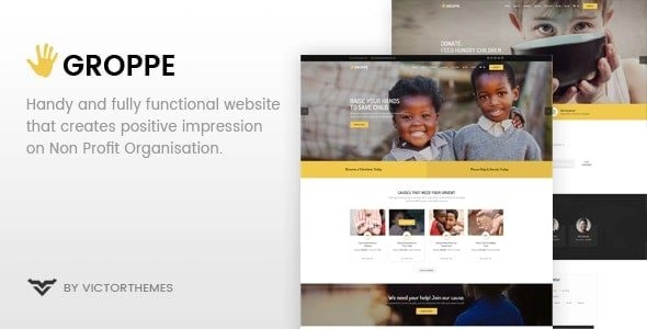 Groppe Nonprofit Wordpress Theme 2.4