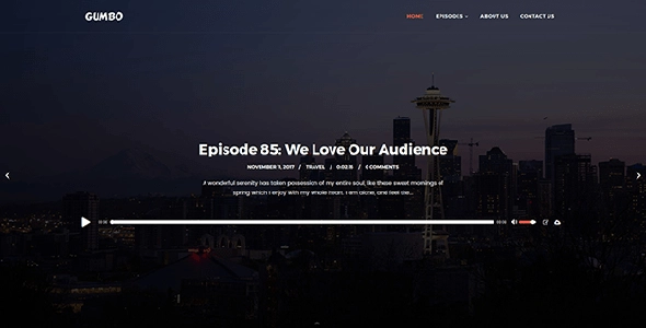 Gumbo Podcasting Wordpress Theme 1.4.1