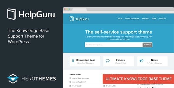 Helpguru A Self Service Knowledge Base Wordpress Theme 1.7.3