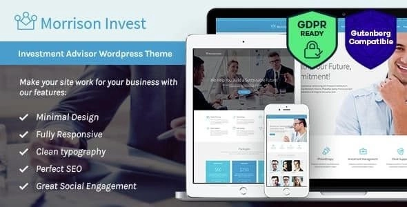 Investments, Business & Financial Advisor Wordpress Theme 1.6