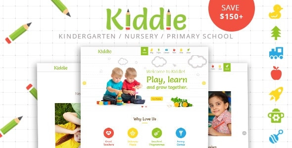 Kiddie Kindergarten Wordpress Theme 4.1.4