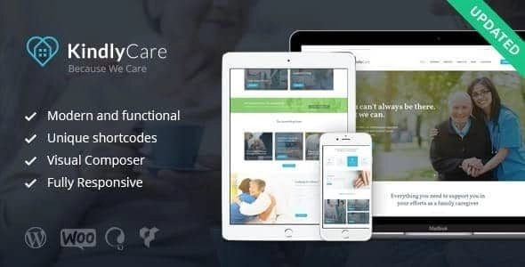 Kindlycare Senior Care & Medical Wordpress Theme 1.6.1