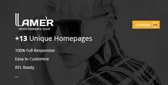 Lamer Fashion Woocommerce Wordpress Theme 2