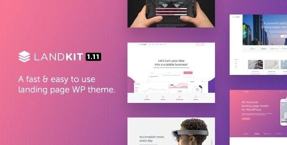 Landkit Wordpress Landing Page Theme 1.1.3