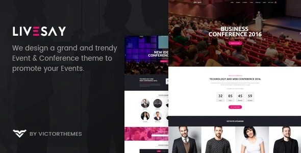 Livesay Event & Conference Wordpress Theme 1.8