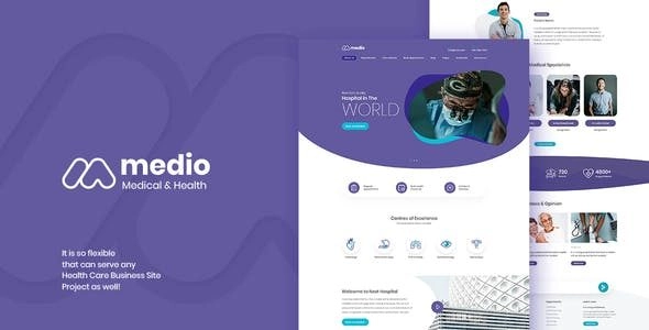 Medio Medical Organization Wordpress Theme 1.0