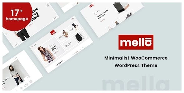 Mella Minimalist Ajax Woocommerce Wordpress Theme 1.2.19