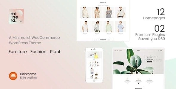 Minera Minimalist Woocommerce Wordpress Theme 2.9.5