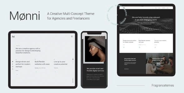 Monni A Creative Multi Concept Theme For Agencies And Freelancers 1
