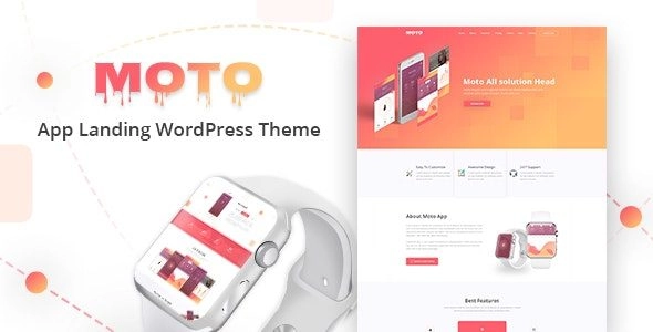 Moto Wordpress Landing Page Theme 1.1.6