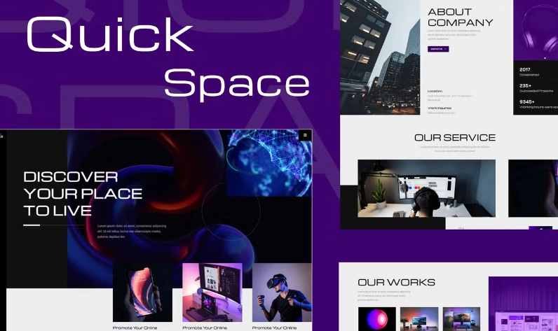 Quickspace Creative Business Elementor Template Kit