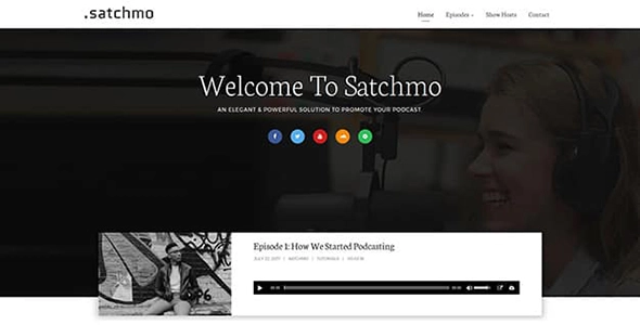 Satchmo Podcasting Wordpress Theme 1.7.7