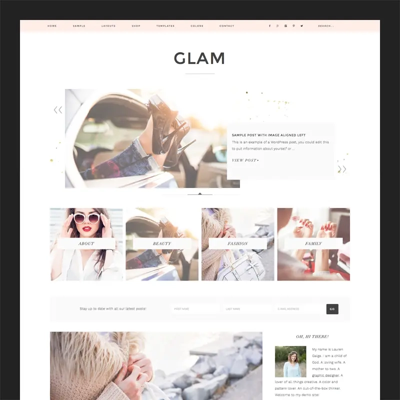 Studiopress Glam Pro Theme 1.0.3