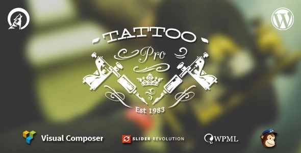 Tattoo Pro Your Tattoo Shop Wordpress Theme 1.9.1