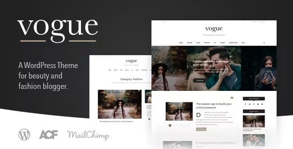Vogue Fashionable & Elegant Wordpress Theme 2.2.0