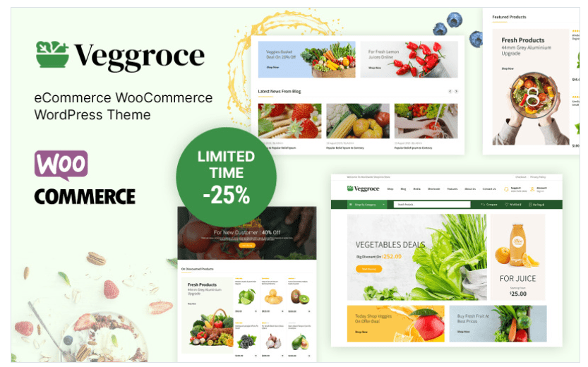 Veggroce – Vegetable and Grocery WooCommerce Theme