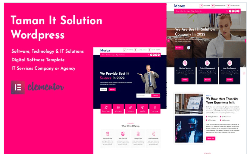 Taman – Technology and IT Solutions Theme