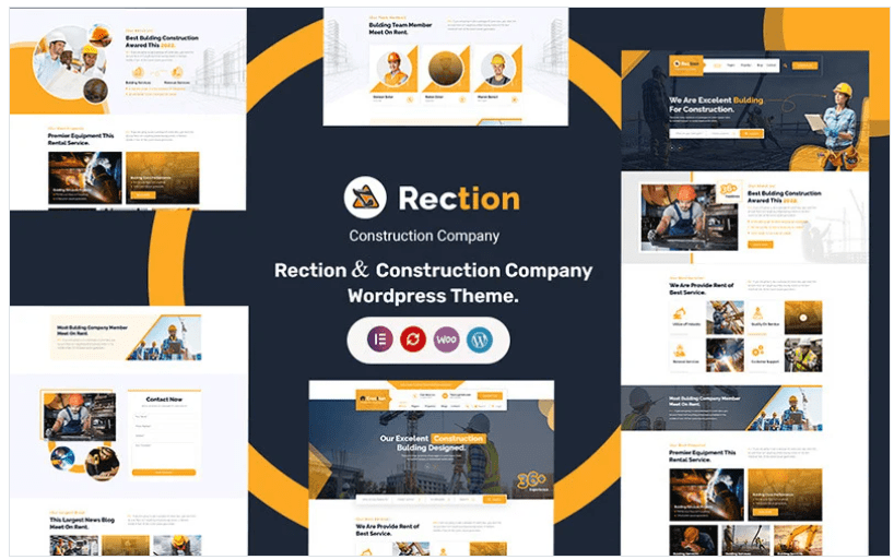 Rection – Construction Company WordPress Theme