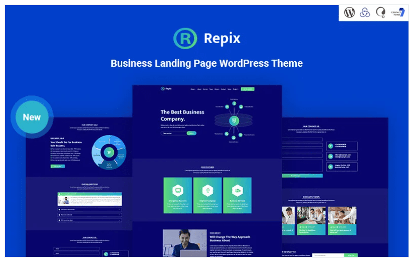 Repix – Business Landing Responsive WordPress Theme