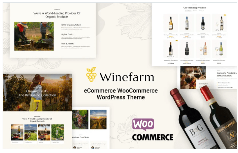 WineFarm – Wine Store and Drinks Elementor WooCommerce Theme