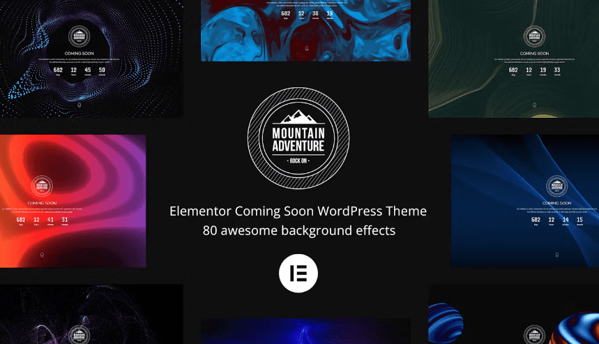 Mountain – Elementor Coming Soon WordPress Theme