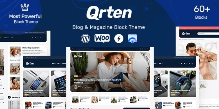 Qrten – Block-Based WordPress Theme for Blog & Magazine
