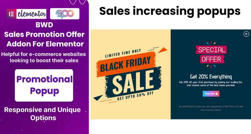 Sales Promotion Offer Addon For Elementor