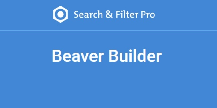 Search & Filter Pro Beaver Builder