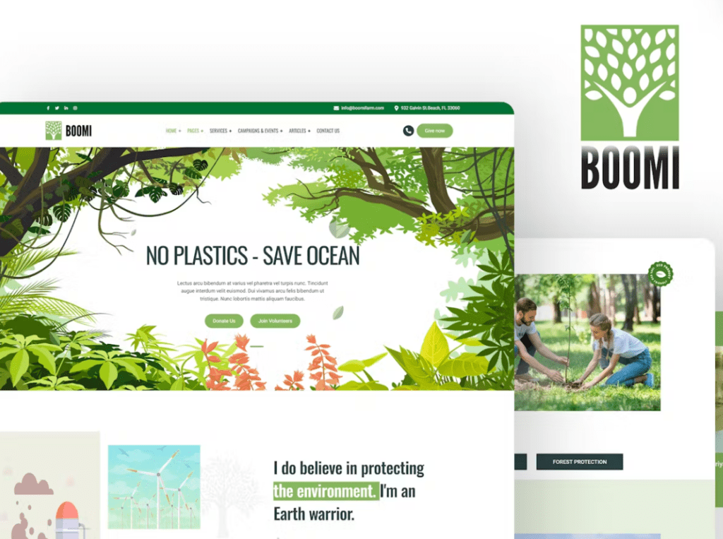 Boomi – Environment & Ecology WordPress Theme 1.0.3