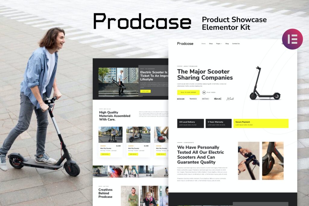 Prodcase – Product Launch &amp; Showcase Template Kit