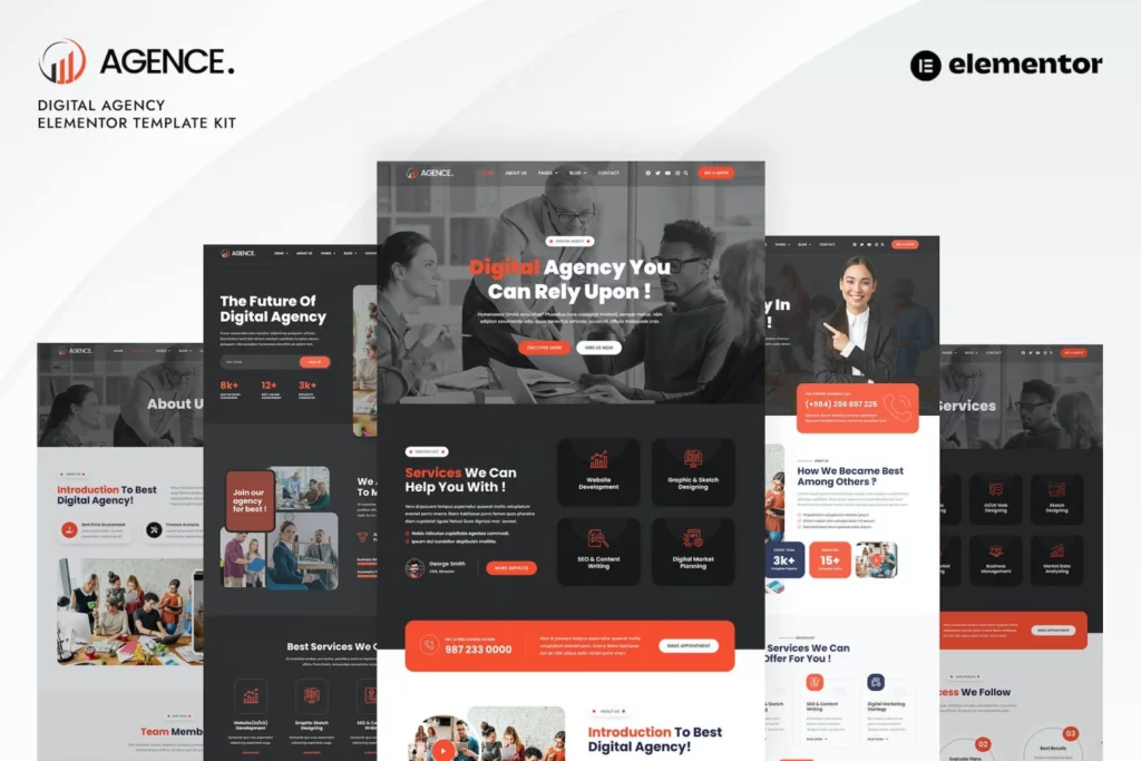 Agence – Digital Agency Template Kit