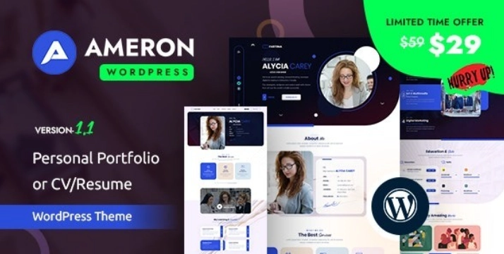 Ameron Personal Portfolio Or Cv Resume Wordpress Theme 75 1687950135 1