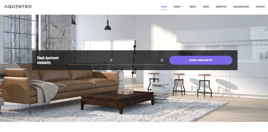 Aquentro – Ultimate Single Property WordPress Theme for your Rental 1.5.2