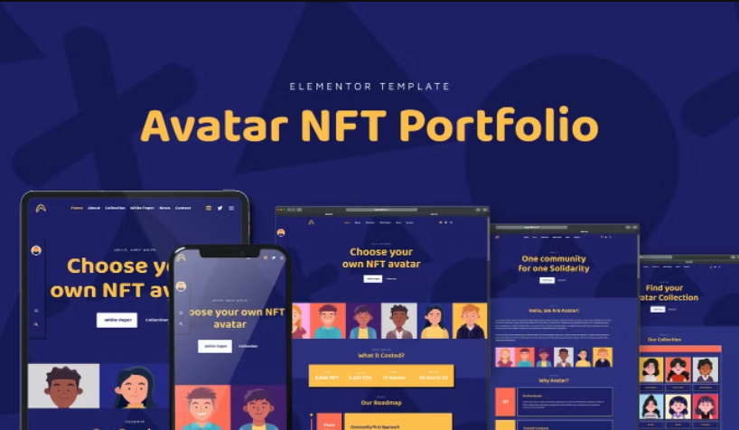 Avatar Nft Portfolio Elementor Template Kit 50 1652868467 1