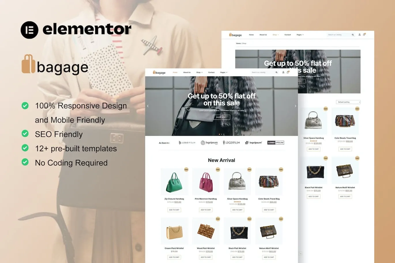 Bagage Woocommerce Bag Store Elementor Pro Template Kit 57 1698056179 1