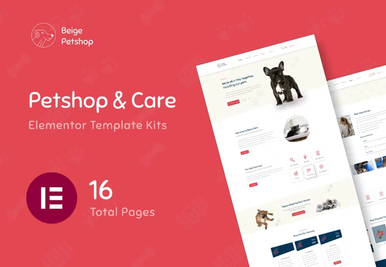 Beige Pet Shop Woocommerce Elementor Template Kit 89 1654696315 1