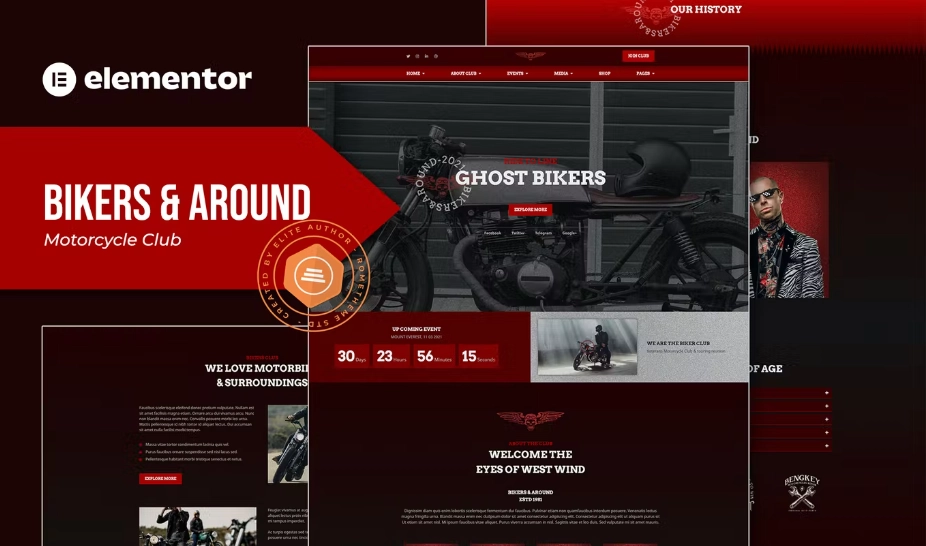 Bikers And Around Motorcycle Club Elementor Template Kit 33 1655462514 1