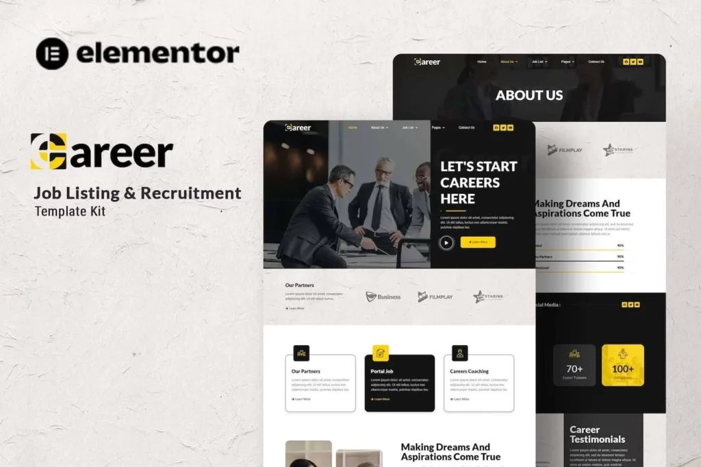 Career – Job Recruitment Elementor Template Kit