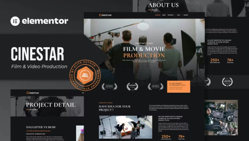 Cinestar Film And Video Production Elementor Template Kit 62 1653145102 1