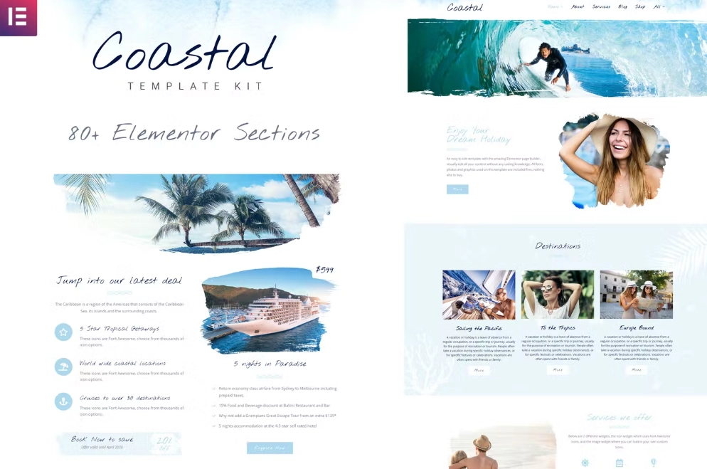 Coastal Travel And Surf Grunge Template Kit 76 1650554592 1