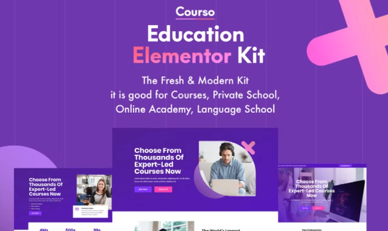 Courso Online University And Courses Elementor Template Kit 21 1650912652 1