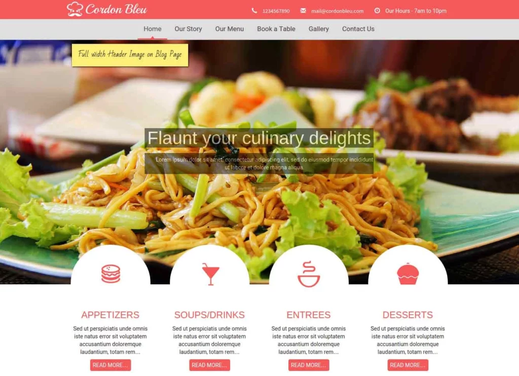CyberChimps Cordon Bleu WordPress Theme 1.1