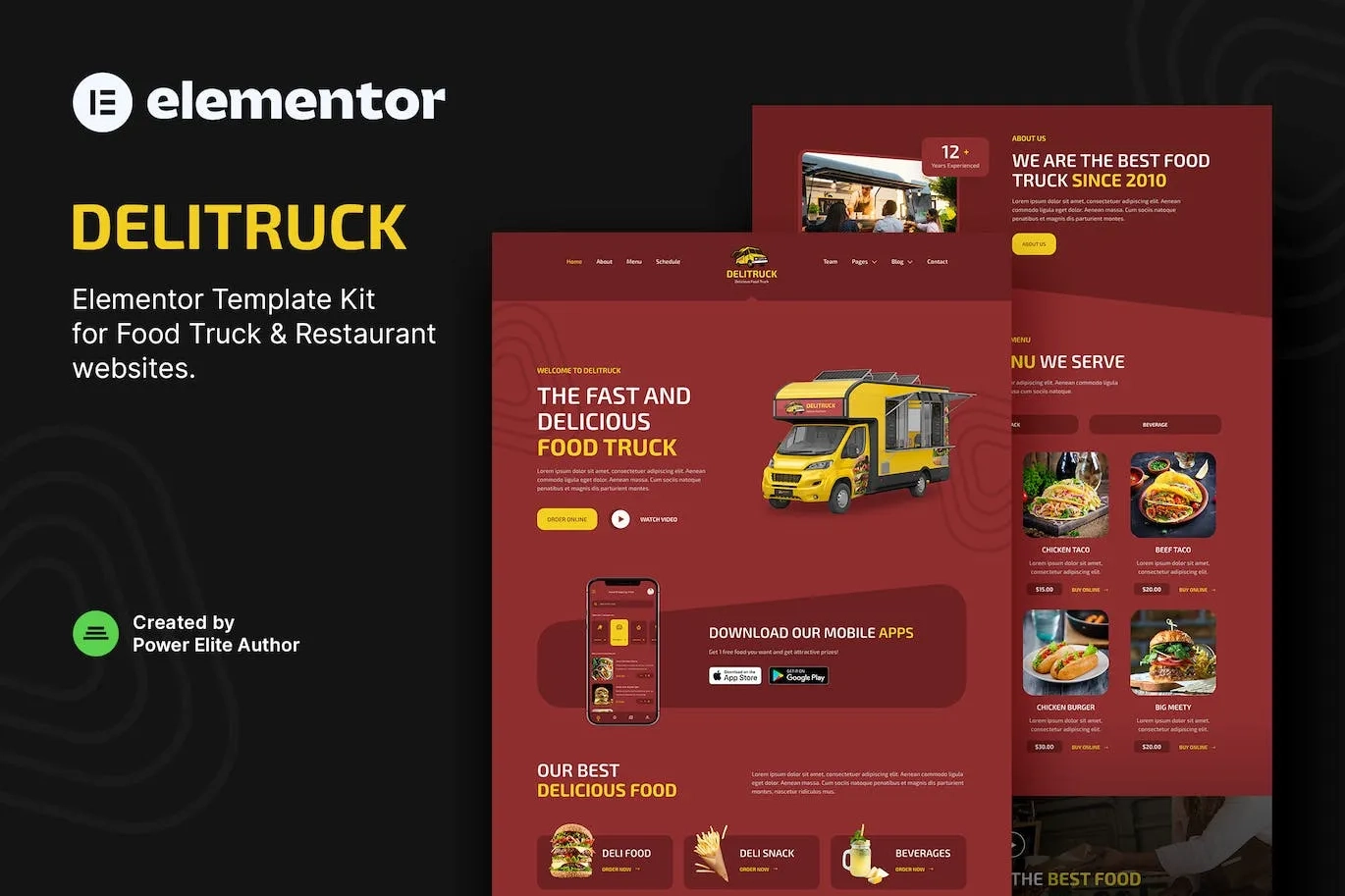 Delitruck Food Truck And Restaurant Elementor Template Kit 75 1698064351 1