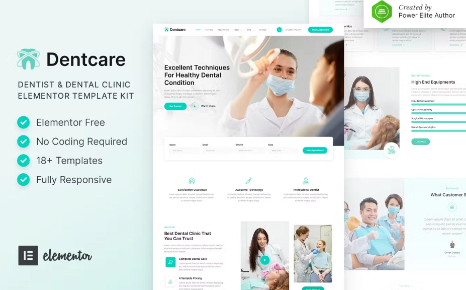 Dentcare Dentist And Dental Clinic Elementor Template Kit 1 1655452635 1